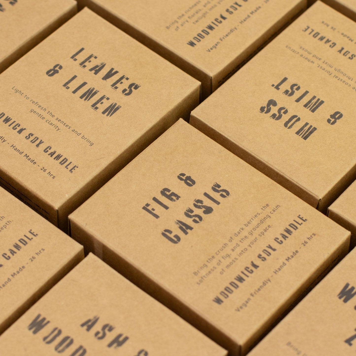 Greenman Woodwick Soy Candle - Moss & Mist