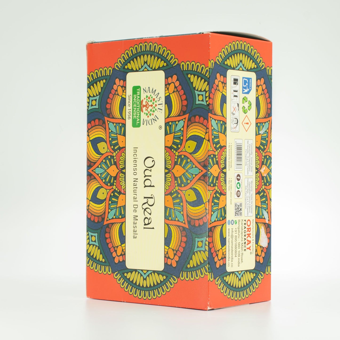Namaste Mandala Masala Incense - Oud Royal
