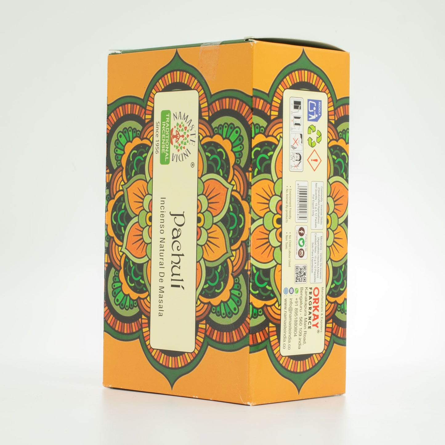 Namaste Mandala Masala Incense - Patchouli